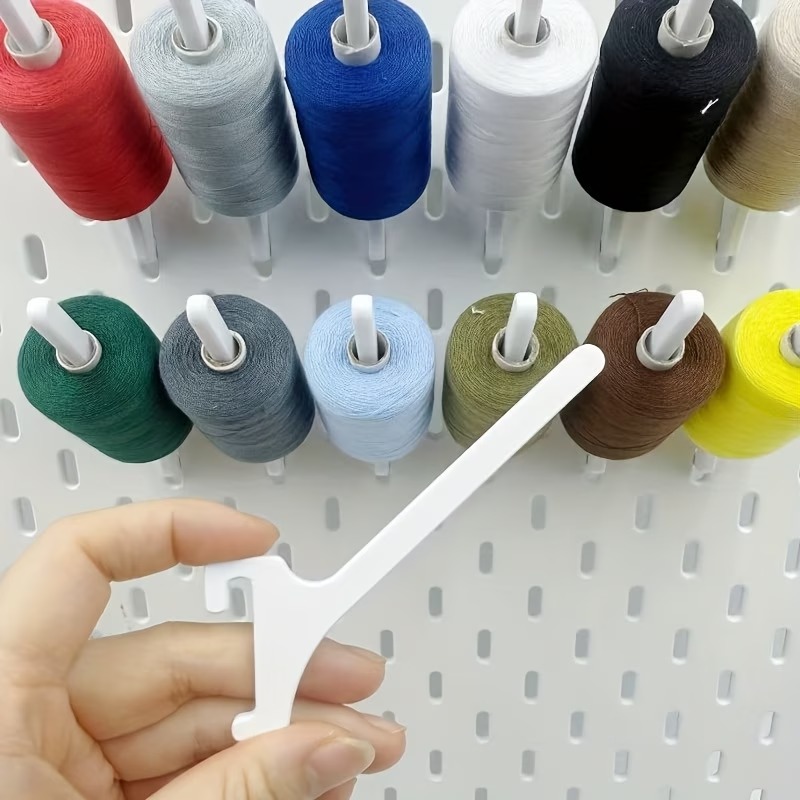 Embroidery Removal - 10個入り スレッドスプール ペグボードフック スカディス ペグボード対応 糸刺繍＆裁縫工芸