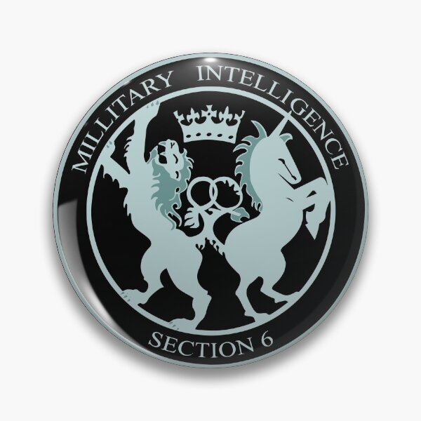 Embroidery Icon - Mi 6 秘密情報部 ソフトボタンピン ブローチ レディース