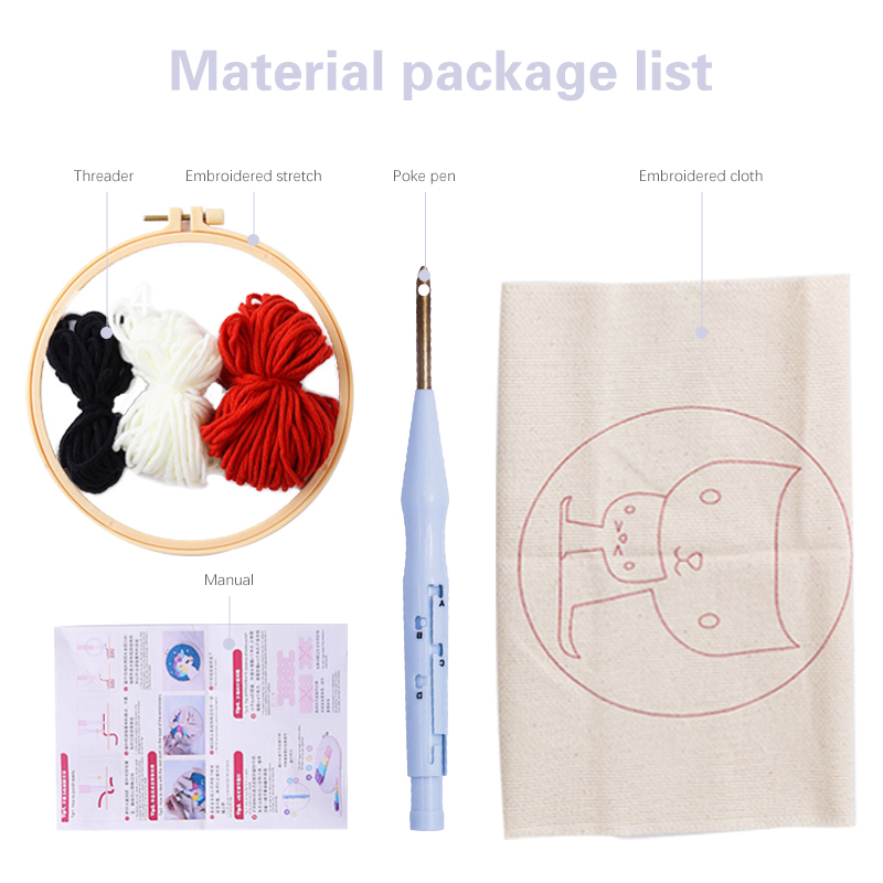 パンチニードル刺繍キット スターターセット 大人初心者向け  - Embroidery Xmas Kits のレビューと価格