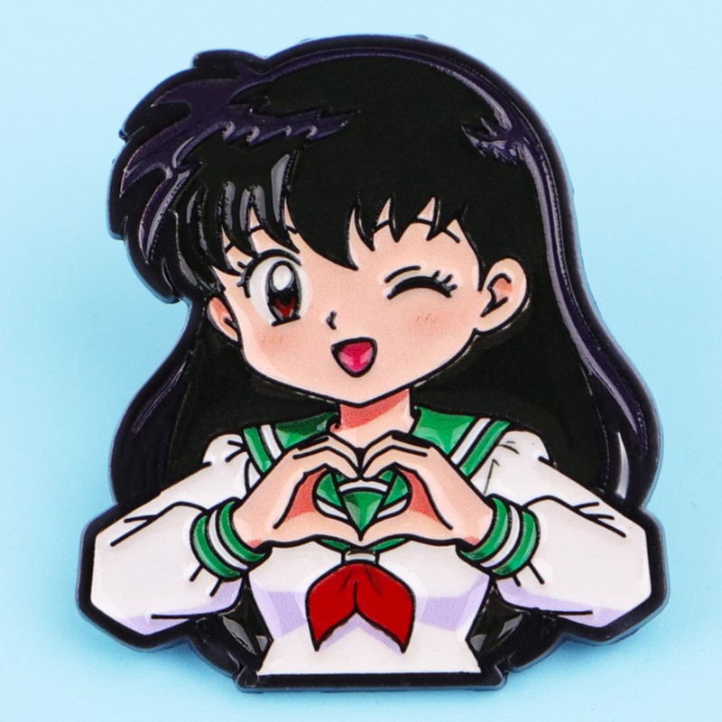 かわいいオオカミ耳ファンタジーキャラクターハートジェスチャー - Embroidery Wallpaper のレビューと価格