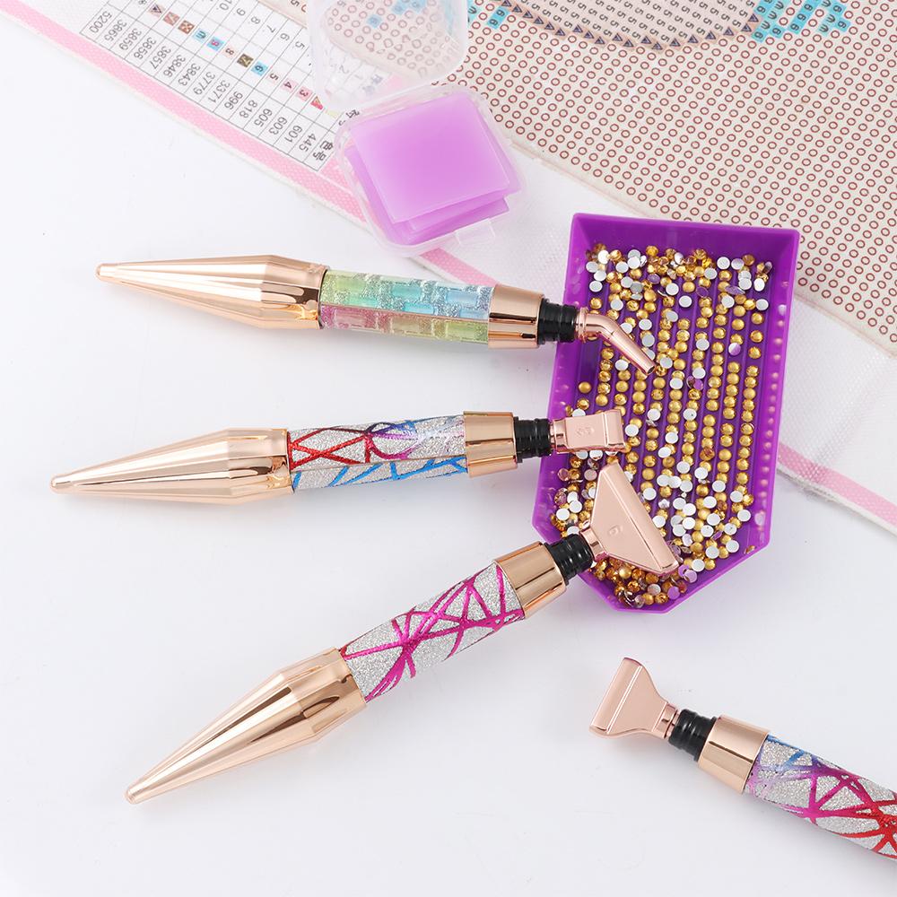 ネイルアート刺繍クロスステッチポイントドリルペン グリッター - Embroidery Cross Stitch Patterns のレビューと価格