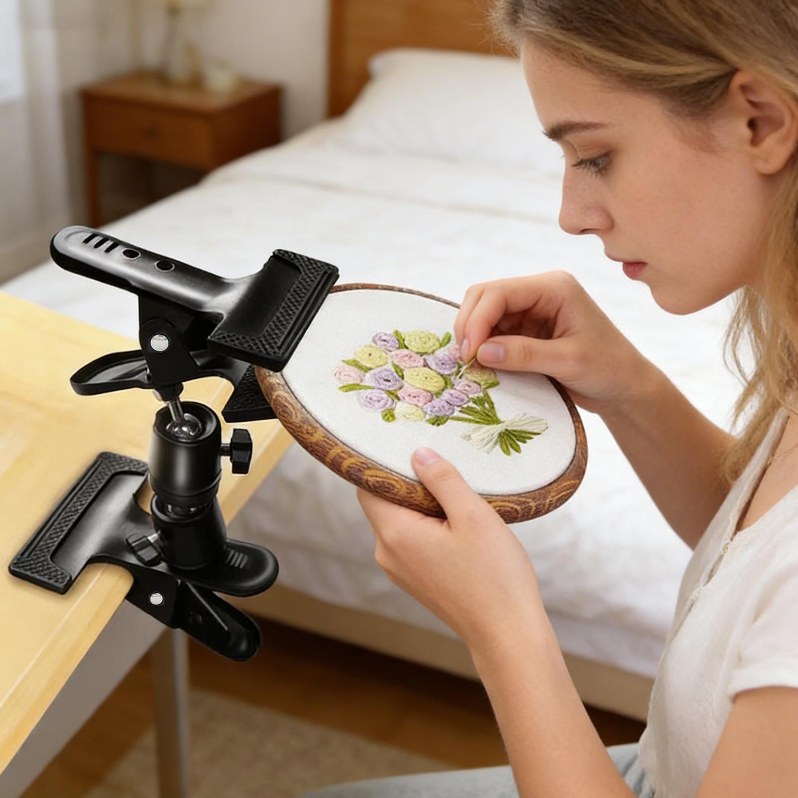 刺繍ホルダー ヘビーデューティー 調整可能 ポータブルクラン - Embroidery Hooping のレビューと価格