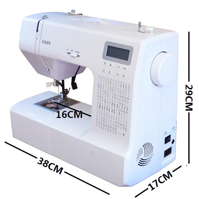 1PC 家庭用電気液晶ディスプレイミシン 220V/36W  - Embroidery Chain Stitch のレビューと価格
