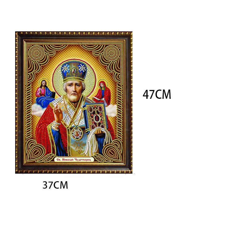 5D DIY モザイクダイヤモンド塗装キット宗教アイコンダイ - Embroidery Icon のレビューと価格