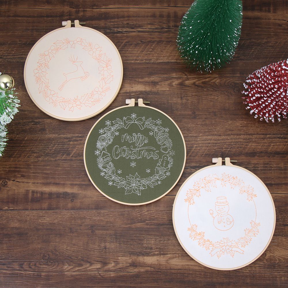 クロスステッチキット,刺embroidery,糸,パンチ,フ - Embroidery Xmas Kits のレビューと価格