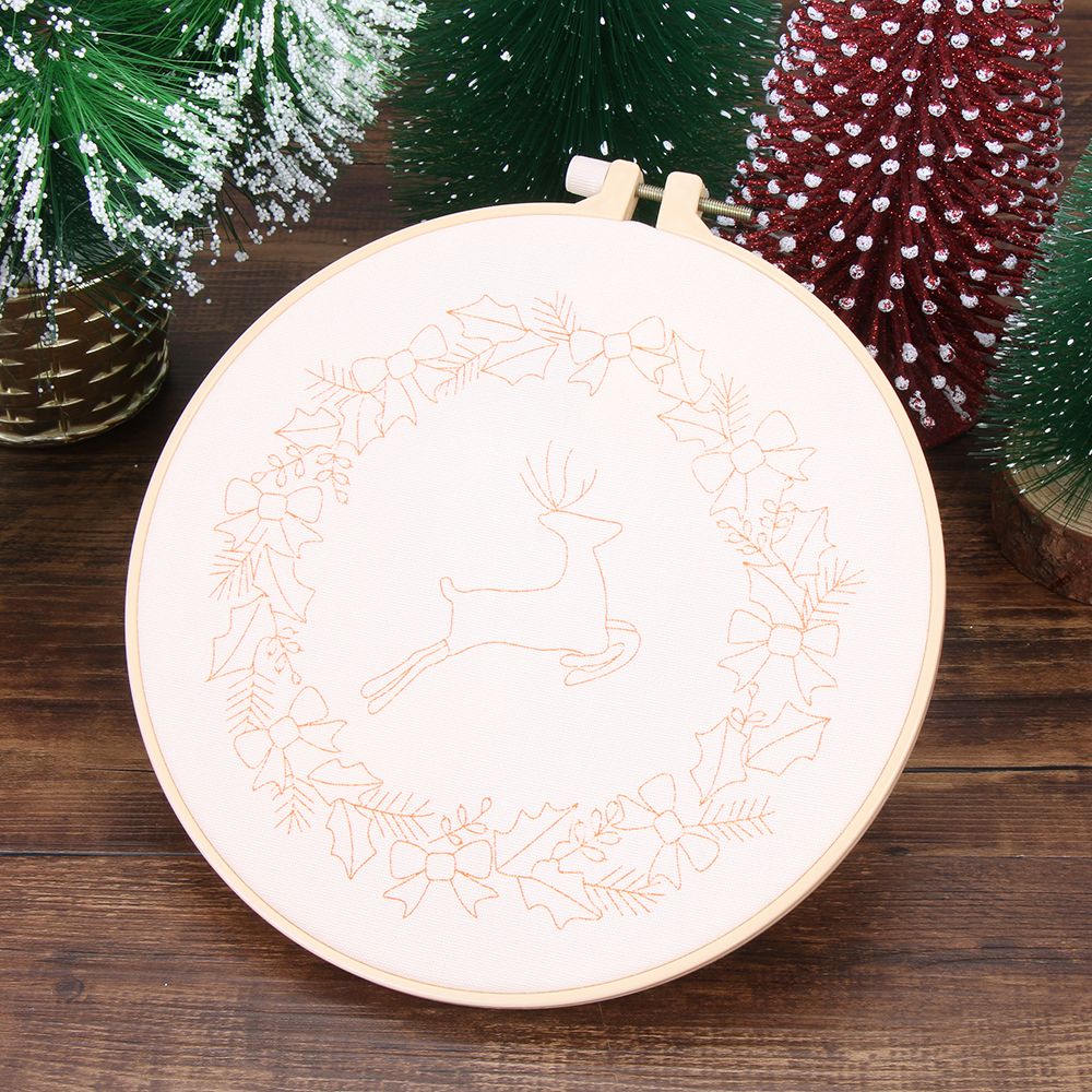 クロスステッチキット,刺embroidery,糸,パンチ,フ - Embroidery Xmas Kits のレビューと価格