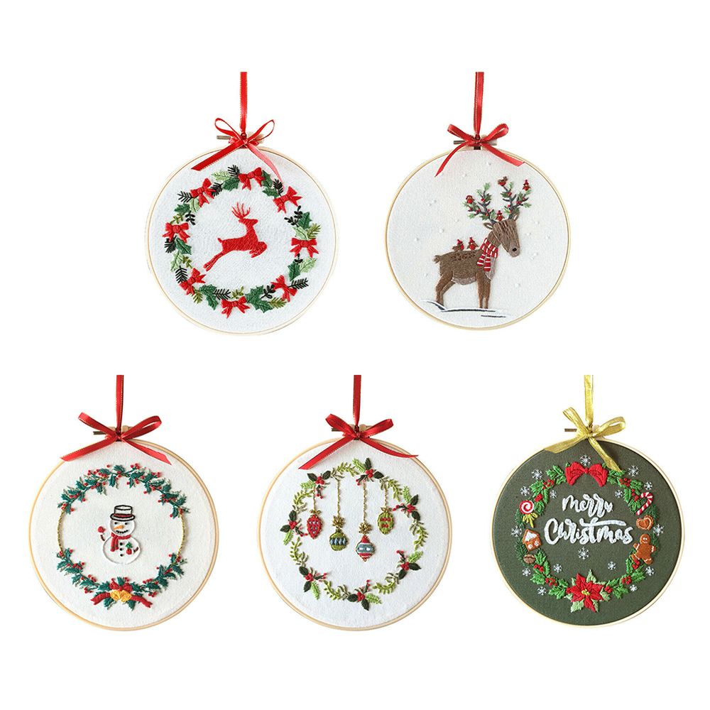 クロスステッチキット,刺embroidery,糸,パンチ,フ - Embroidery Xmas Kits のレビューと価格