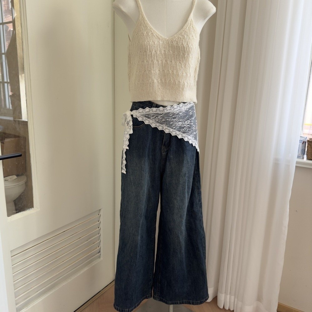 ソフト Y2K 三角エプロン刺繍韓国風ウエストスカーフフラワ - Embroidery Skirt のレビューと価格