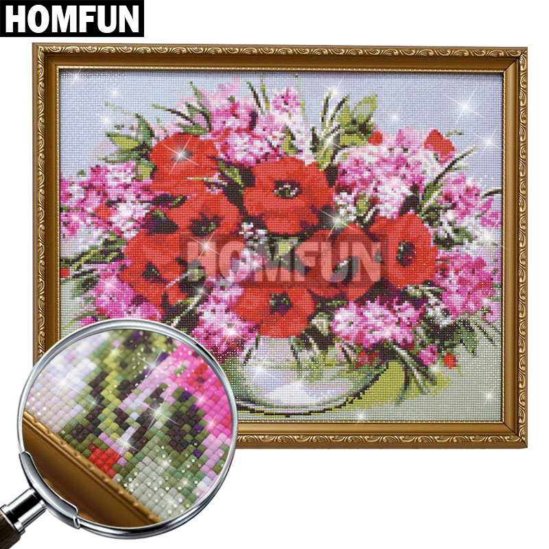 HOMFUN AB ダイヤモンド刺繍「ポートレートガール」パ - Embroidery Cross Stitch Patterns のレビューと価格