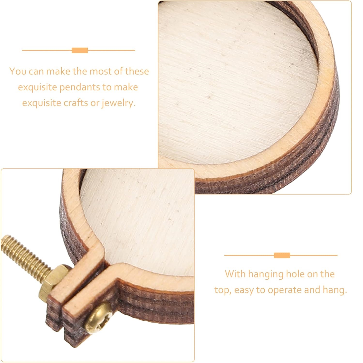 ミニ刺wooden木製フープリング、ラウンド、ワードローブ、 - Embroidery Hooping のレビューと価格