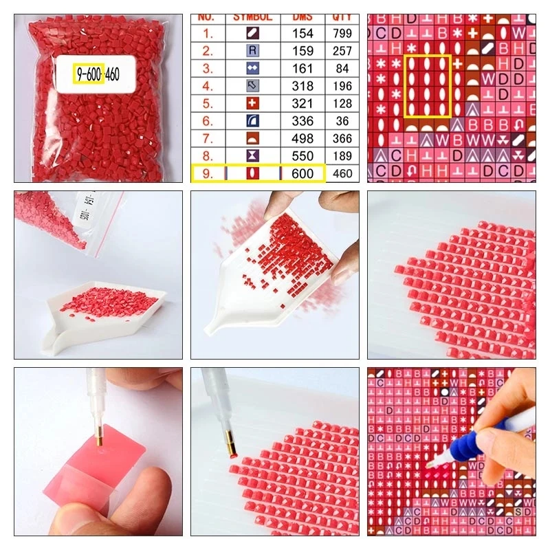 DIY クリスマスガーデンノームダイヤモンドラインストーン絵 - Embroidery Xmas Kits のレビューと価格