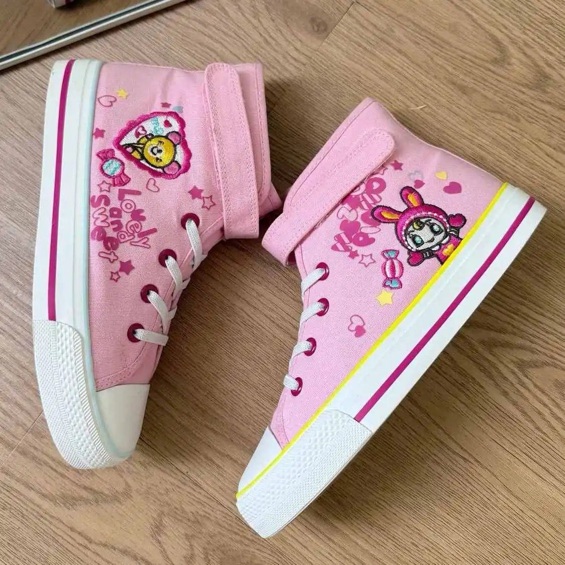春秋新作オールマッチスイートガールハイカット身長アッププラム - Embroidery Fabric のレビューと価格