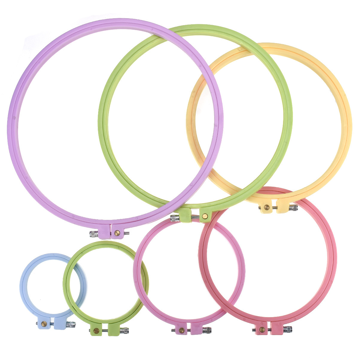 1/7 個 7-25 センチメートルプラスチック刺繍クロスス - Embroidery Hooping のレビューと価格