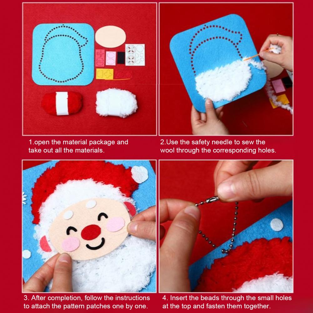 初心者向けクラフトキット 初心者向けクリスマス刺繍キット か - Embroidery Xmas Kits のレビューと価格