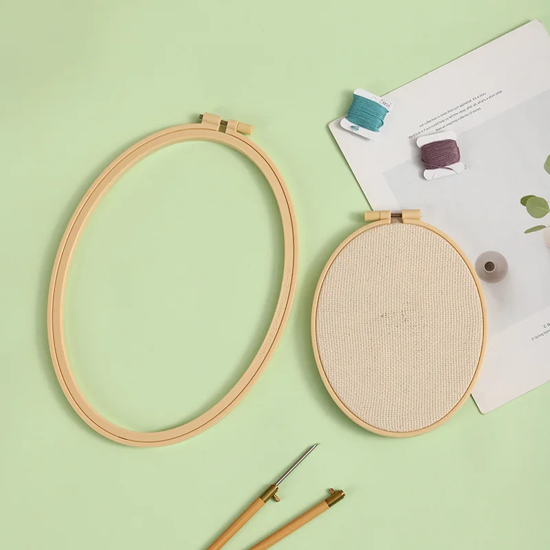 1 個 DIY 針仕事クロスステッチフープマシンプラスチック - Embroidery Hooping のレビューと価格