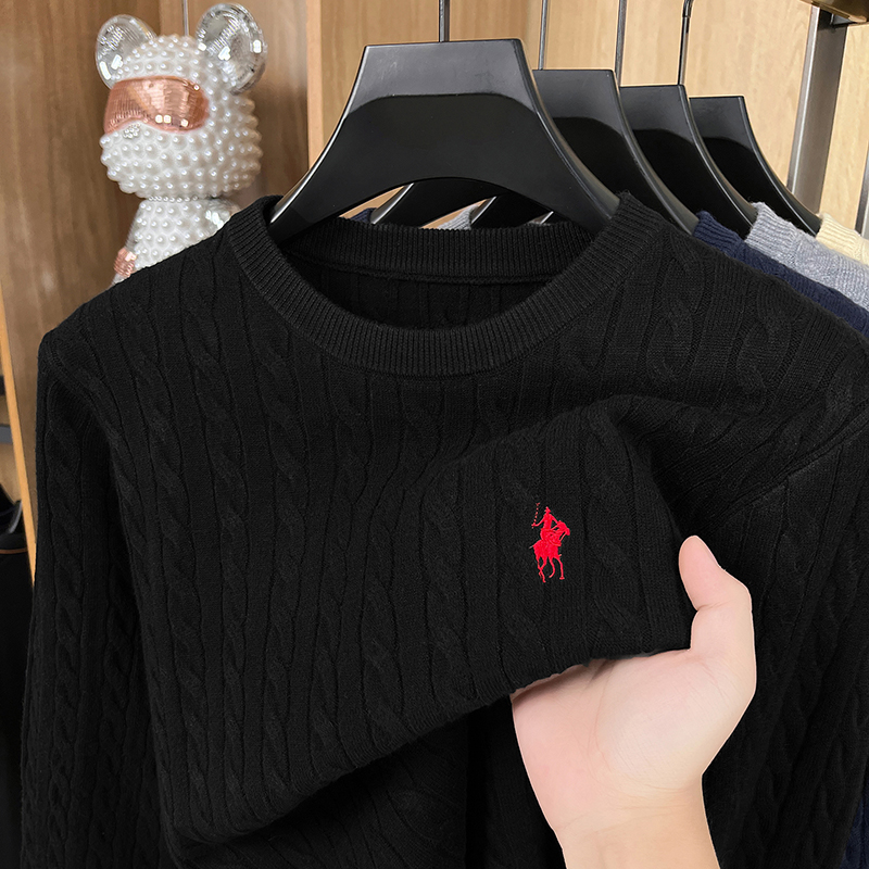 個性でスタイリッシュ馬柄刺繍メンズセーターハイエンドラグジュ - Embroidery Unique Design のレビューと価格