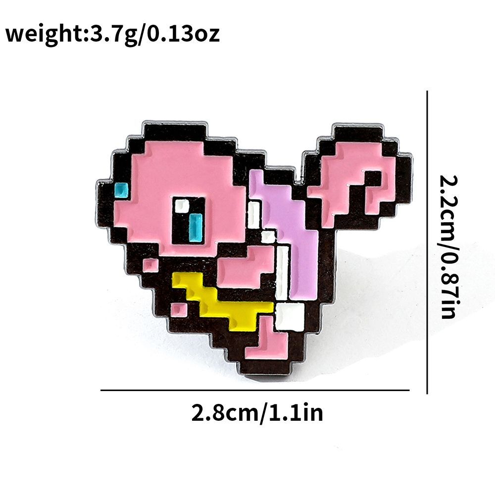 ピクセルモザイクポケモンメタルエナメルピン、かわいい漫画ポケ - Embroidery Wallpaper のレビューと価格