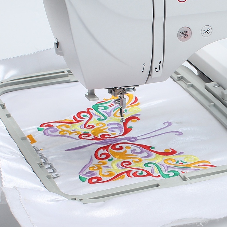 家庭用小型コンピュータ化家庭用工業用ミニ刺繍ミシン、高品質 - Embroidery Chain Stitch のレビューと価格