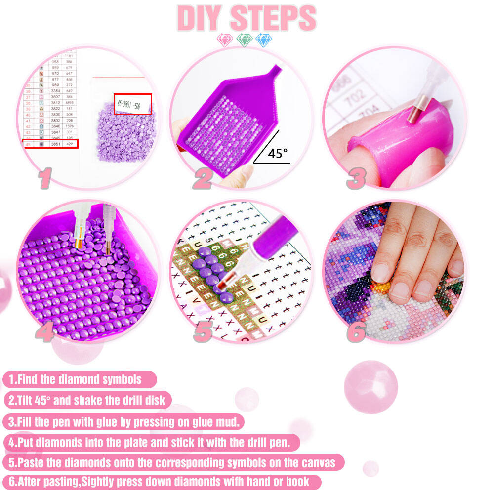 華燦5D DIYダイヤモンドペインティング ローズ ダイヤモ - Embroidery Icon のレビューと価格