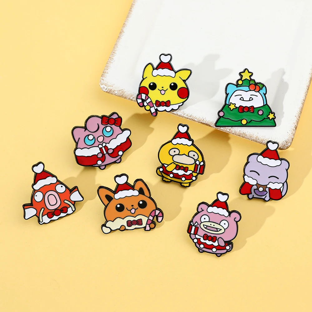 8 個クリスマススローポークブローチかわいいピカチュウミュウ - Embroidery Wallpaper のレビューと価格