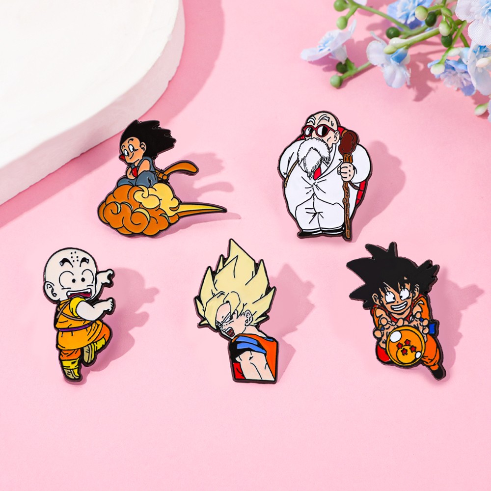 5個入り クラシック人気アニメブローチ ​ 孫悟飯クリエイテ - Embroidery Wallpaper のレビューと価格