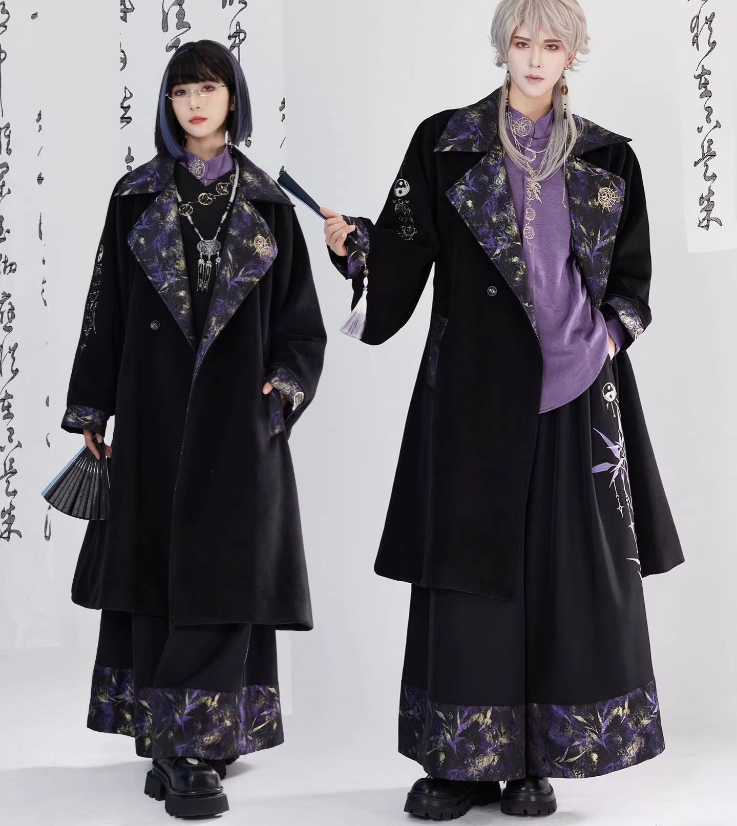 新しい中国風国風重工業刺繍織りゴールドウール生地コートフィエ - Embroidery Fabric のレビューと価格
