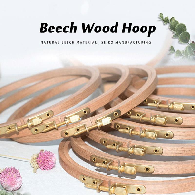 1個入り 高品質ブナ材刺繍枠 木製刺繍サークルリングホルダー - Embroidery Hooping のレビューと価格