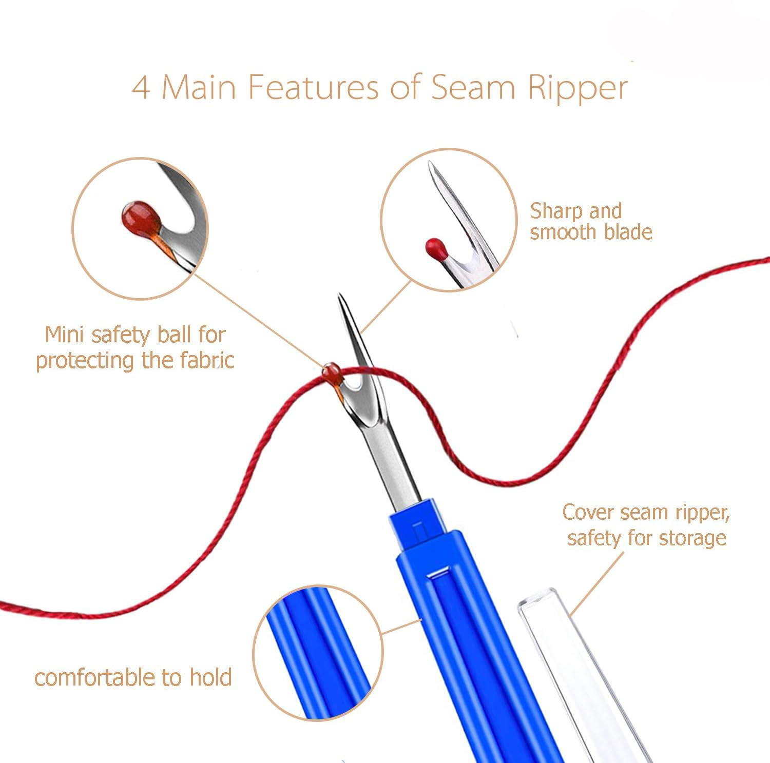 縫い目リッパーキット 縫い目糸抜きカッター 縫製クラフト針仕 - Embroidery Removal のレビューと価格
