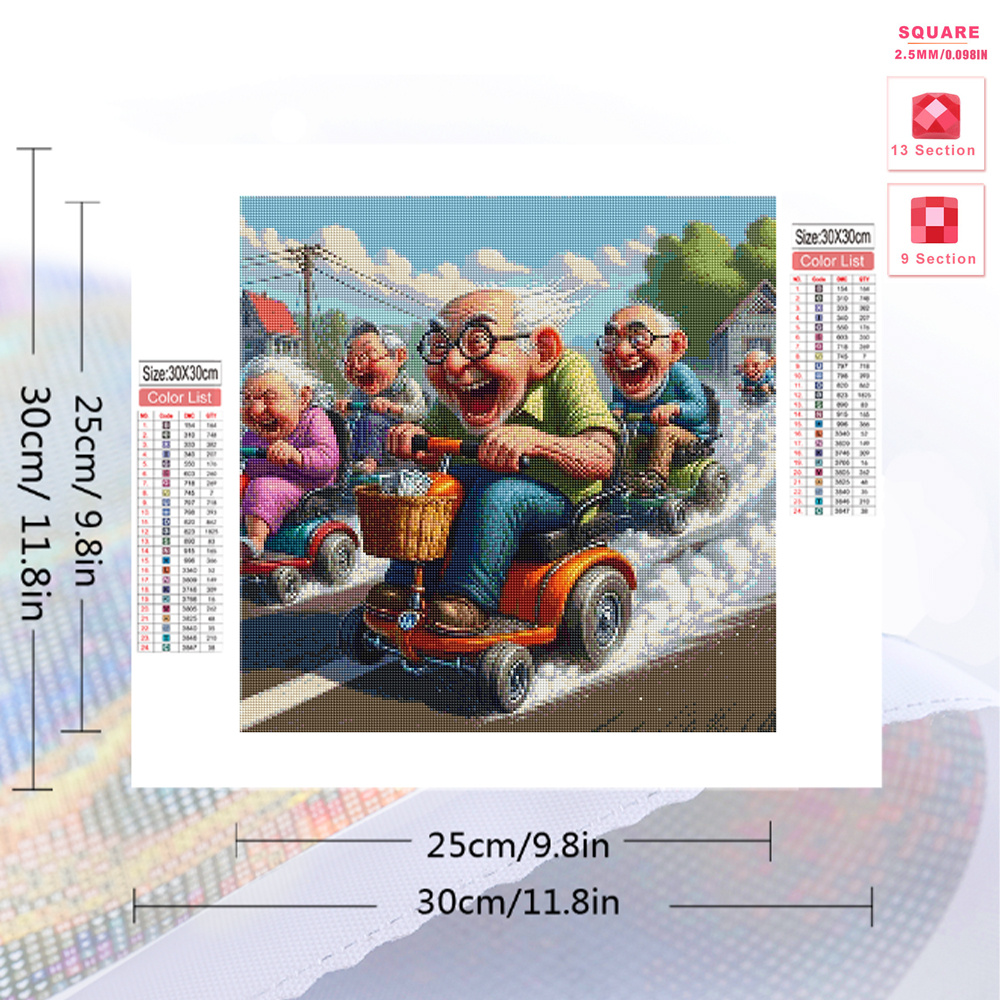 Momoart 5D DIY ダイヤモンドモザイク老人カップ - Embroidery Cross Stitch Patterns のレビューと価格
