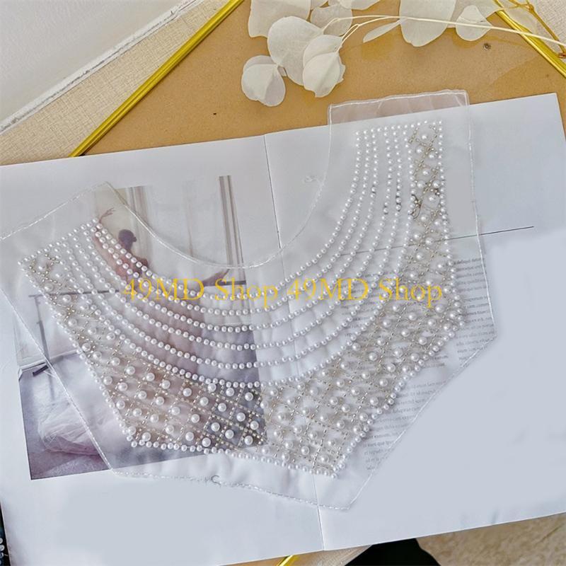 49MD ユニークなビーズ刺繍首輪アップリケメッシュ首輪コサ - Embroidery Removal のレビューと価格
