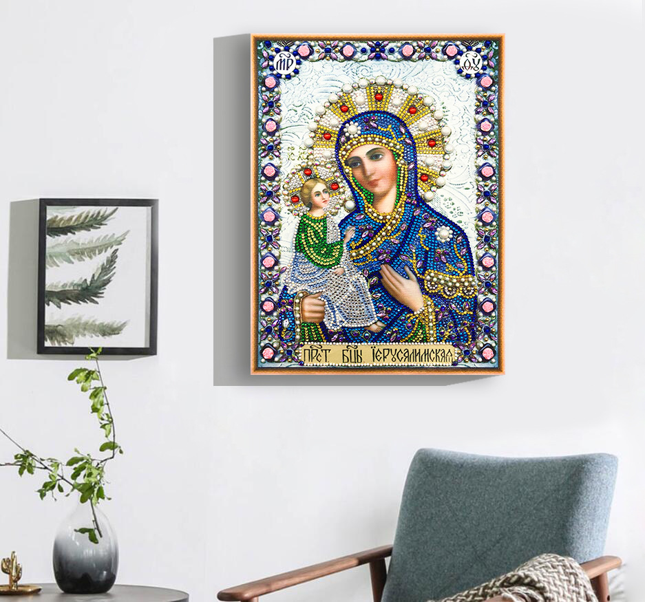 新しい 5d DIY ダイヤモンド絵画クロスステッチキャラク - Embroidery Icon のレビューと価格