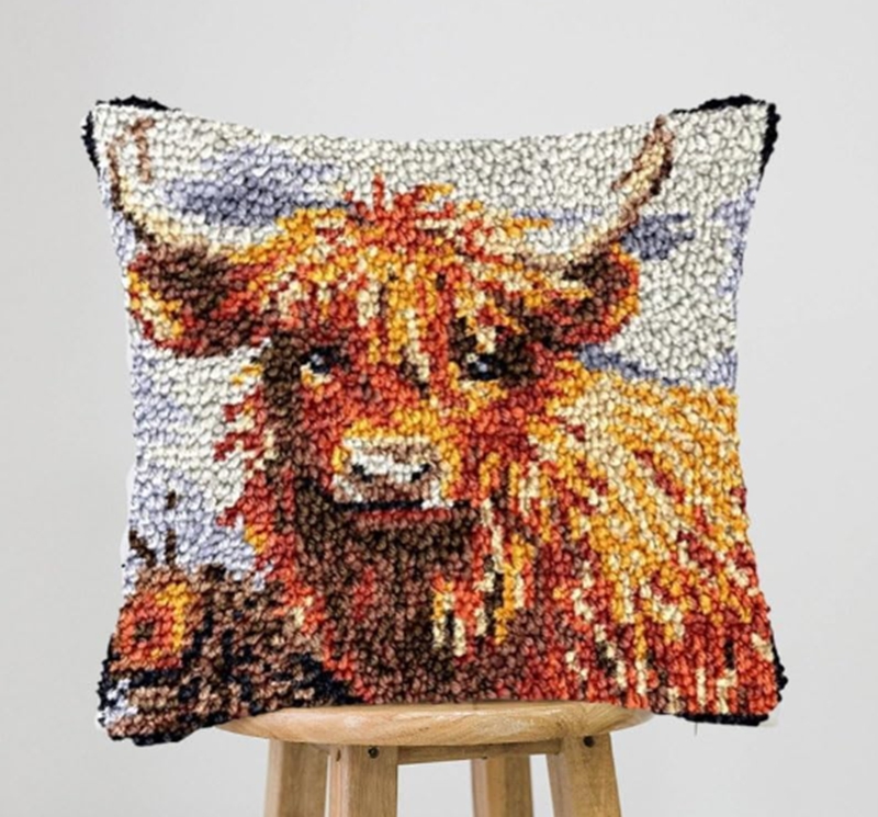 犬とゴリラの漫画の刺embroideryセット,スミルナのフ - Printed Embroidery Kit のレビューと価格