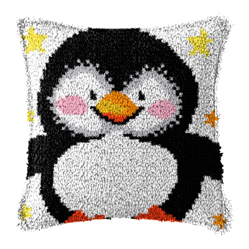 DIY 鳥ユニコーン枕手芸ウールラッチフックキットクロスステ - Printed Embroidery Kit のレビューと価格