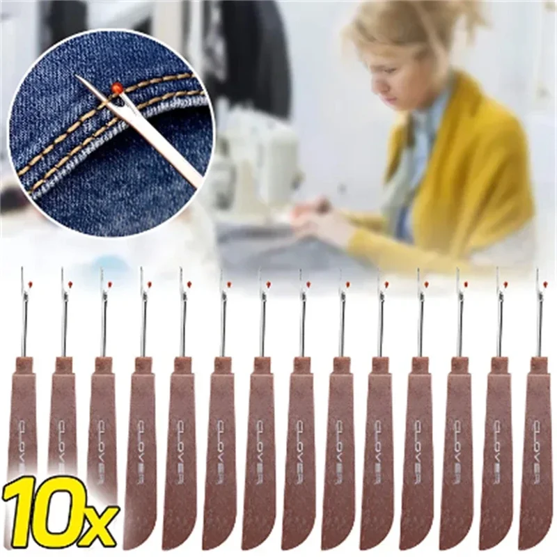 1/10 個鋼糸カッター木製プラスチックハンドルシームリッパ - Embroidery Removal のレビューと価格