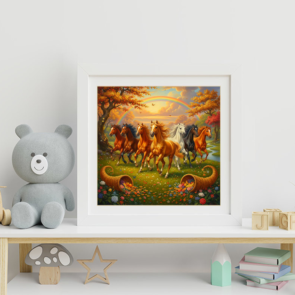 Evershine ダイヤモンドアート絵画動物馬クロスステッ - Embroidery Cross Stitch Patterns のレビューと価格