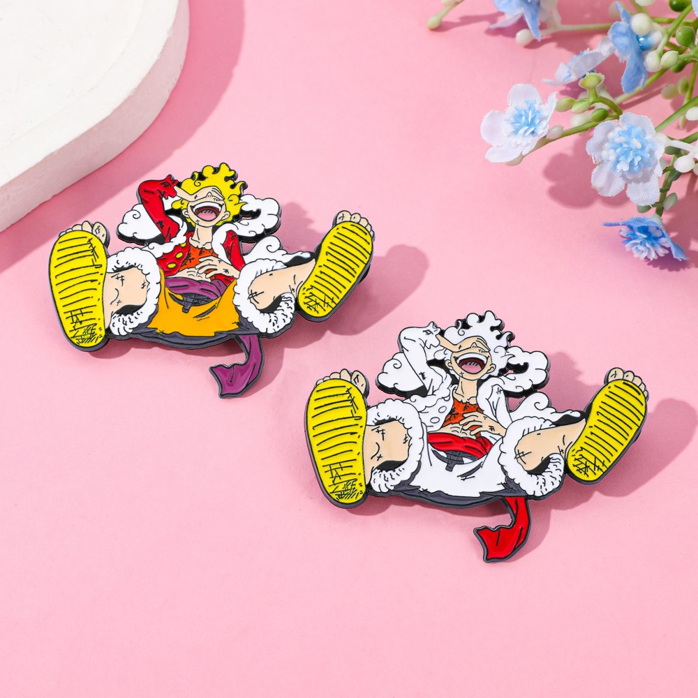2 個アニメ派生品ブローチ絶妙なハンサムルフィエナメルピン金 - Embroidery Wallpaper のレビューと価格