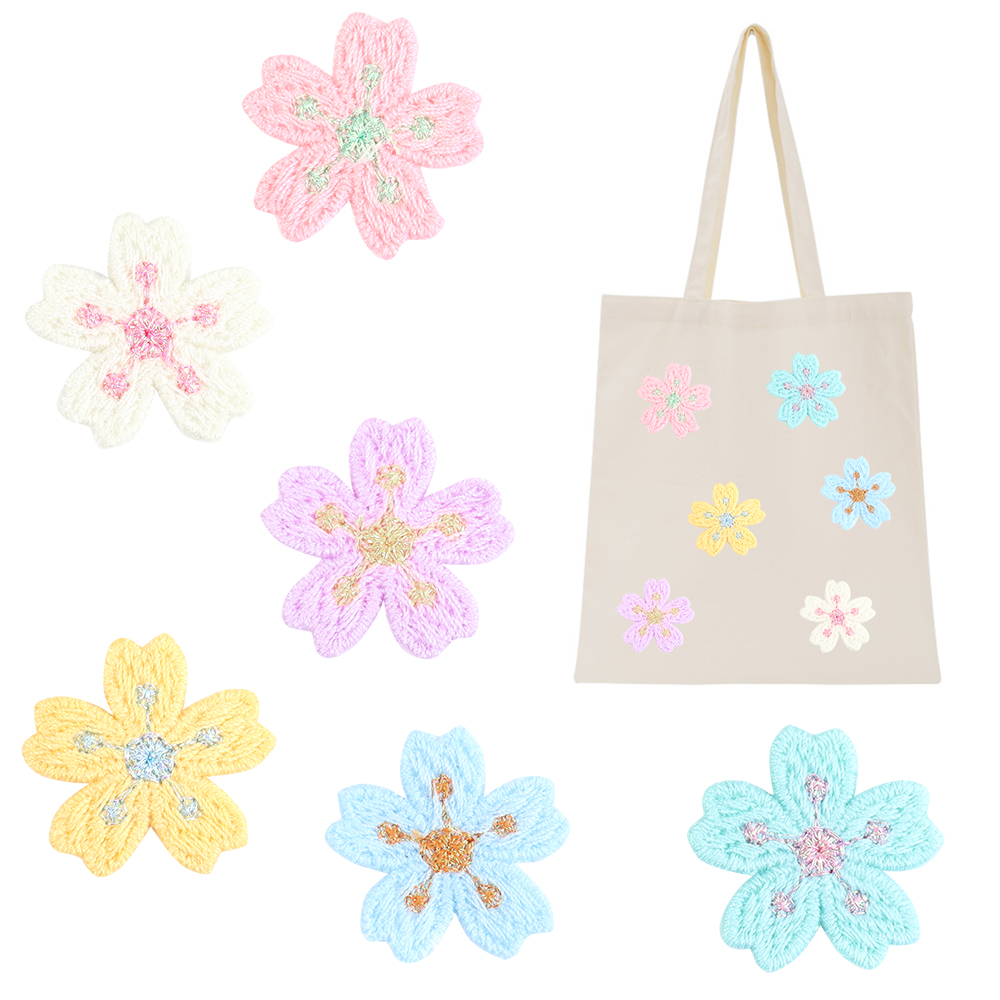 20 ピース/ロットカラフルな 2.4 センチメートル刺繍花 - Embroidery Flower Pattern のレビューと価格
