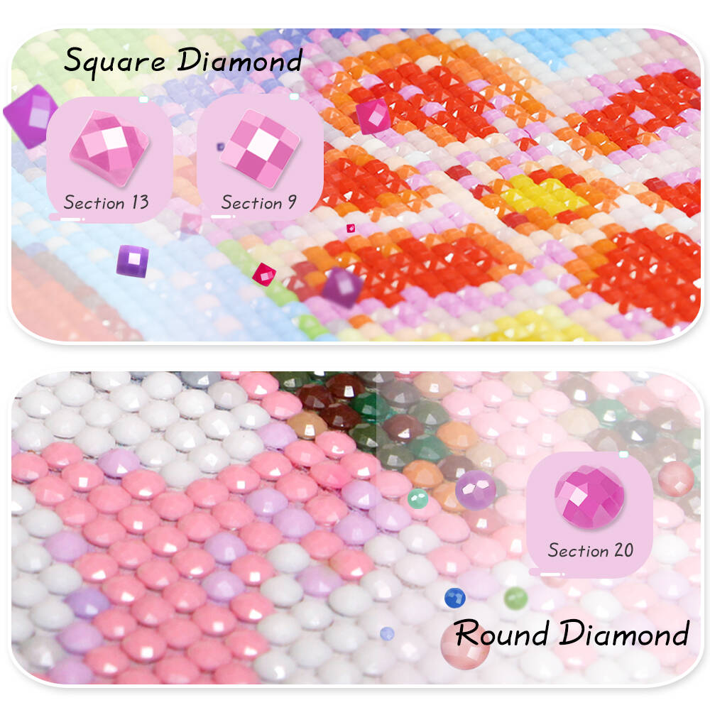 Huacan 5D DIYダイヤモンドペインティング 聖母マ - Embroidery Icon のレビューと価格