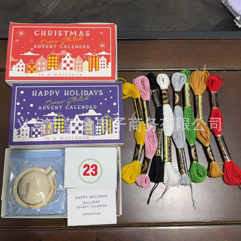 DIY クリスマスクロスステッチアドベントカレンダーキット刺 - Embroidery Xmas Kits のレビューと価格