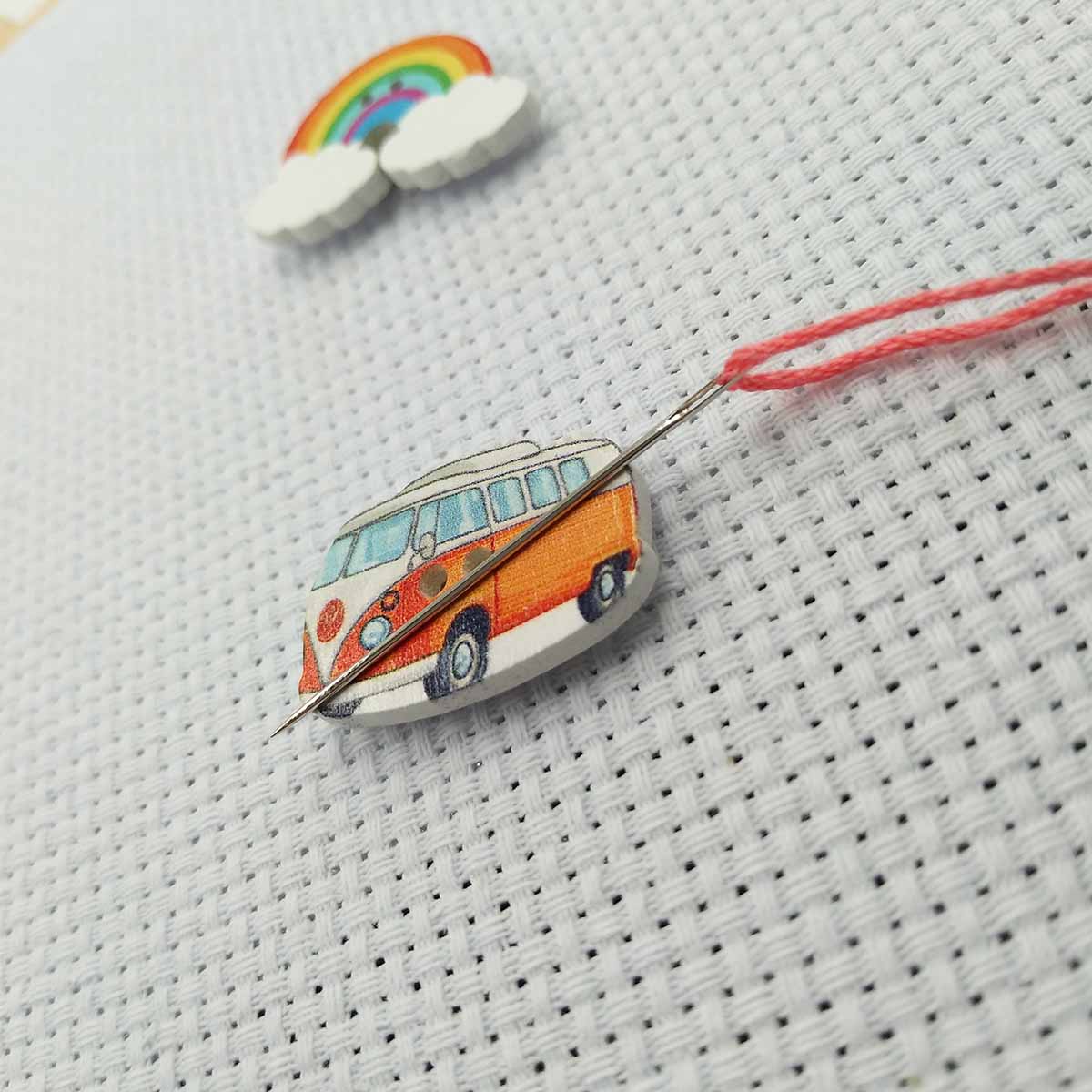 ニードルマインダー木製ミシン 2 個ニードルホルダー刺繍マグ - Embroidery Cross Stitch Patterns のレビューと価格